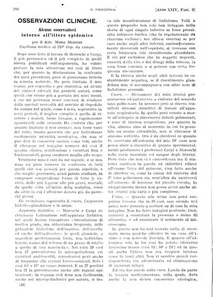 Il policlinico. Sezione pratica periodico di medicina, chirurgia e igiene