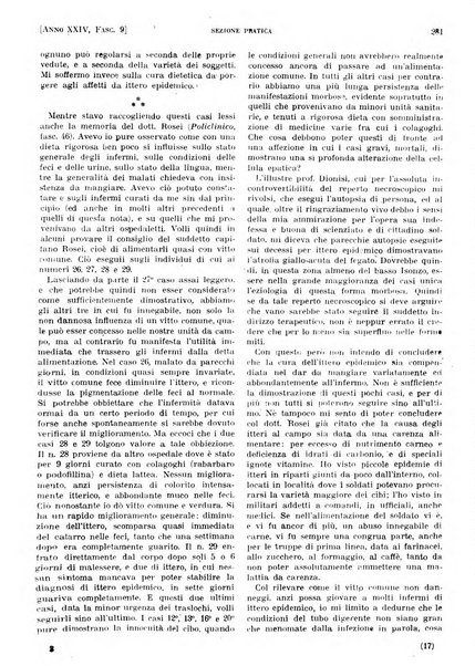 Il policlinico. Sezione pratica periodico di medicina, chirurgia e igiene