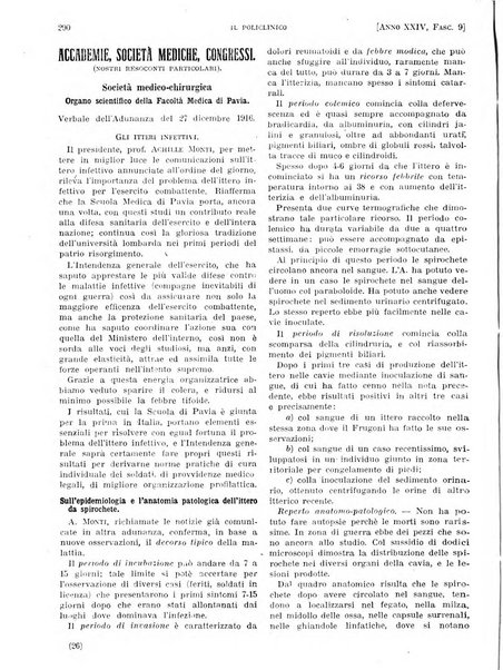 Il policlinico. Sezione pratica periodico di medicina, chirurgia e igiene