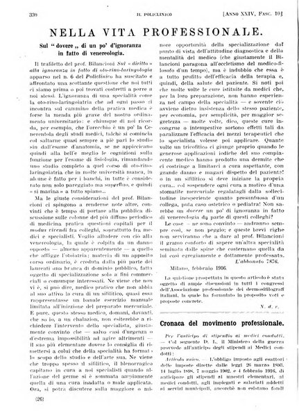 Il policlinico. Sezione pratica periodico di medicina, chirurgia e igiene