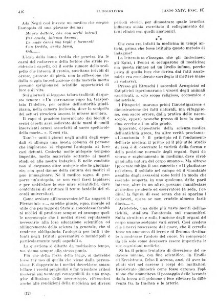 Il policlinico. Sezione pratica periodico di medicina, chirurgia e igiene