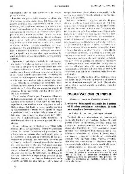 Il policlinico. Sezione pratica periodico di medicina, chirurgia e igiene