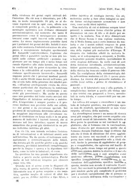 Il policlinico. Sezione pratica periodico di medicina, chirurgia e igiene