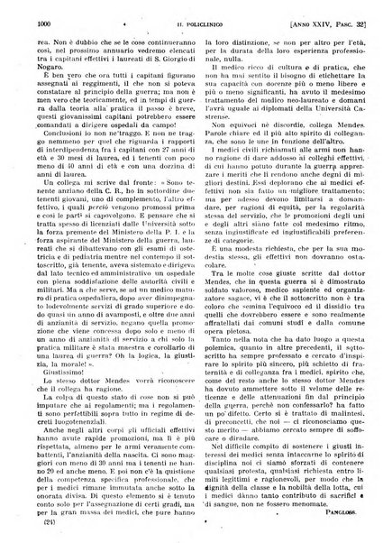 Il policlinico. Sezione pratica periodico di medicina, chirurgia e igiene