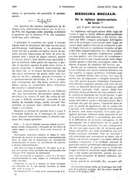 Il policlinico. Sezione pratica periodico di medicina, chirurgia e igiene