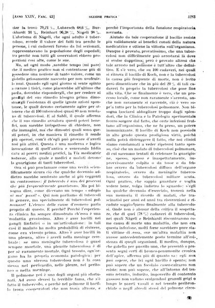 Il policlinico. Sezione pratica periodico di medicina, chirurgia e igiene