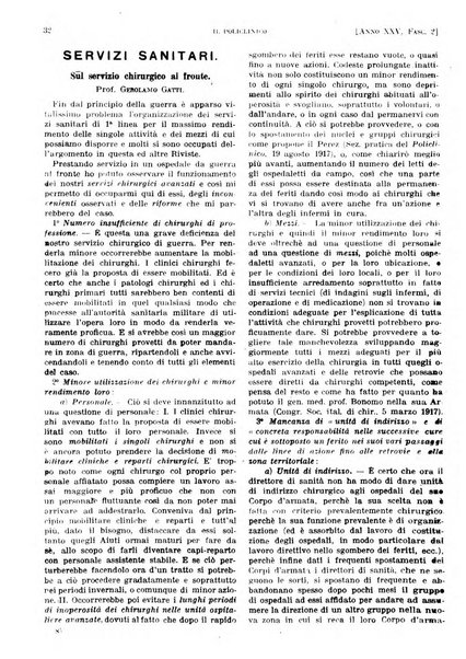 Il policlinico. Sezione pratica periodico di medicina, chirurgia e igiene