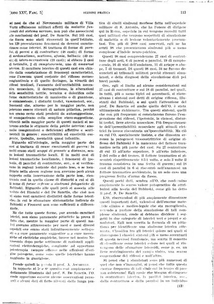 Il policlinico. Sezione pratica periodico di medicina, chirurgia e igiene