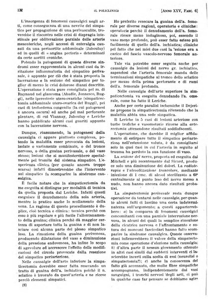 Il policlinico. Sezione pratica periodico di medicina, chirurgia e igiene