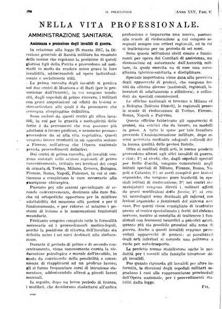 Il policlinico. Sezione pratica periodico di medicina, chirurgia e igiene