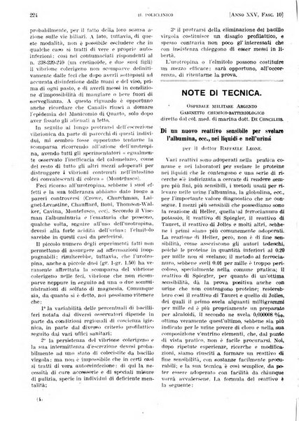 Il policlinico. Sezione pratica periodico di medicina, chirurgia e igiene