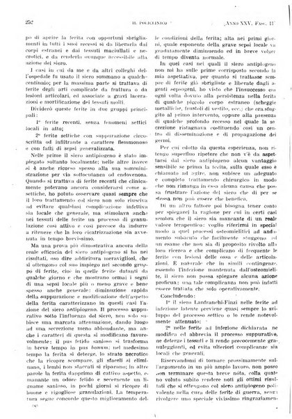 Il policlinico. Sezione pratica periodico di medicina, chirurgia e igiene