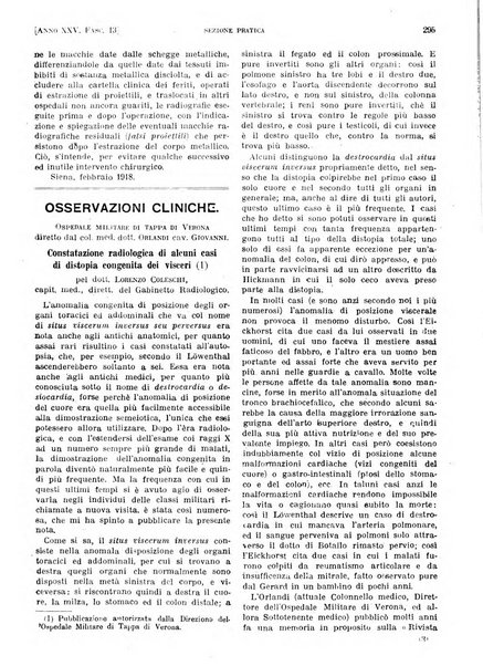 Il policlinico. Sezione pratica periodico di medicina, chirurgia e igiene