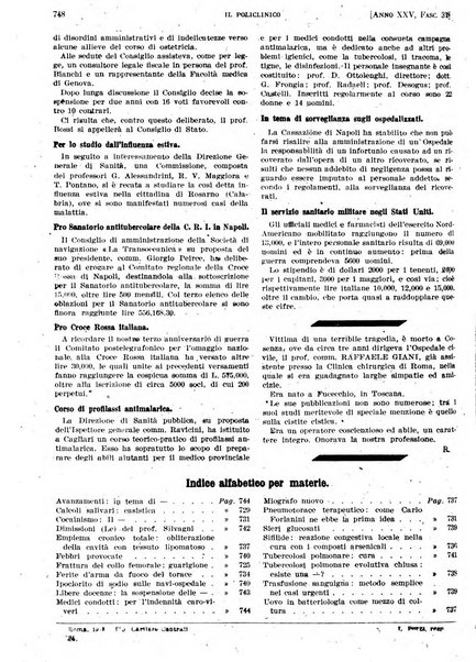 Il policlinico. Sezione pratica periodico di medicina, chirurgia e igiene