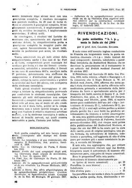 Il policlinico. Sezione pratica periodico di medicina, chirurgia e igiene