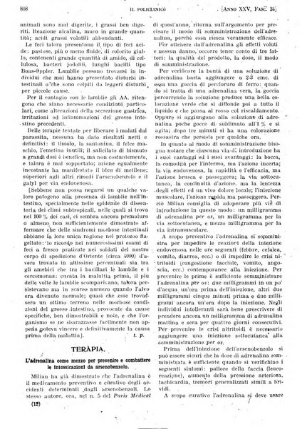 Il policlinico. Sezione pratica periodico di medicina, chirurgia e igiene