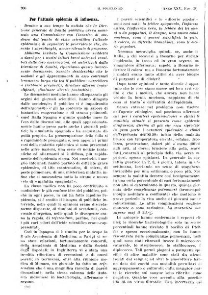 Il policlinico. Sezione pratica periodico di medicina, chirurgia e igiene