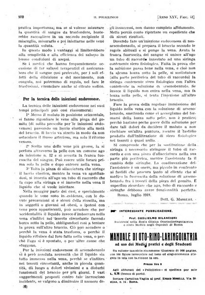 Il policlinico. Sezione pratica periodico di medicina, chirurgia e igiene