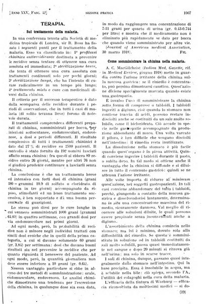 Il policlinico. Sezione pratica periodico di medicina, chirurgia e igiene