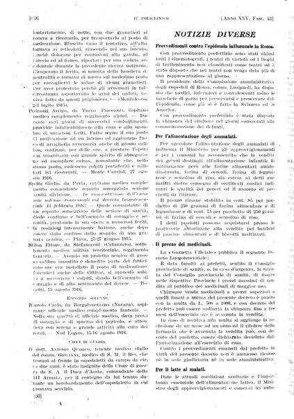 Il policlinico. Sezione pratica periodico di medicina, chirurgia e igiene