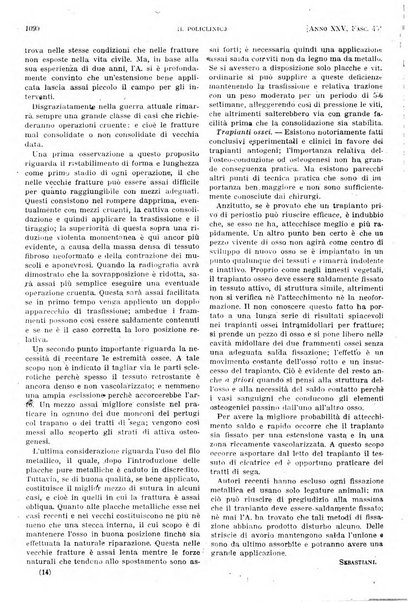 Il policlinico. Sezione pratica periodico di medicina, chirurgia e igiene