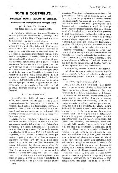 Il policlinico. Sezione pratica periodico di medicina, chirurgia e igiene