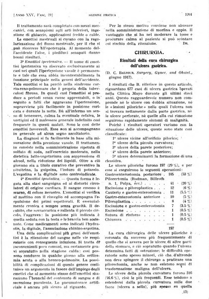 Il policlinico. Sezione pratica periodico di medicina, chirurgia e igiene