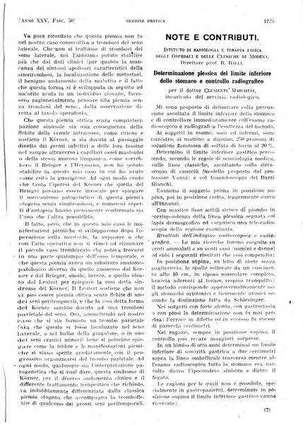 Il policlinico. Sezione pratica periodico di medicina, chirurgia e igiene