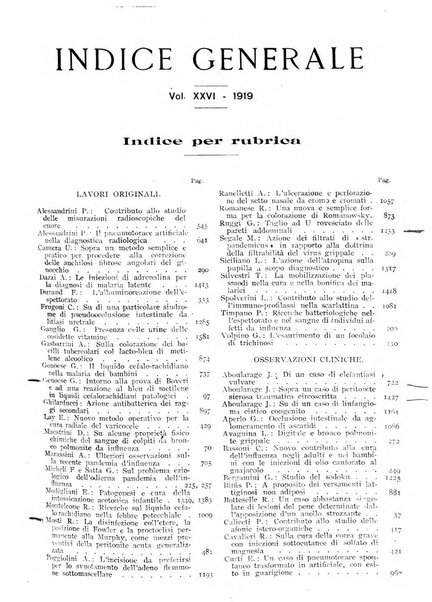 Il policlinico. Sezione pratica periodico di medicina, chirurgia e igiene