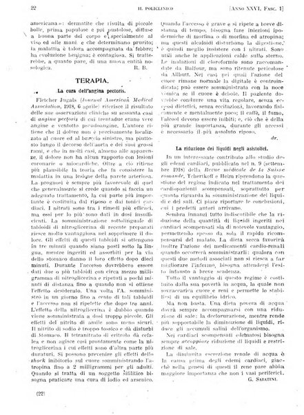 Il policlinico. Sezione pratica periodico di medicina, chirurgia e igiene