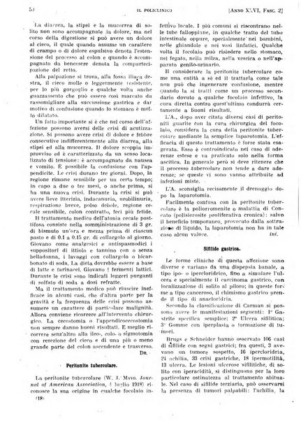 Il policlinico. Sezione pratica periodico di medicina, chirurgia e igiene