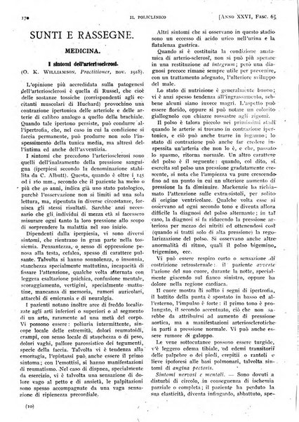 Il policlinico. Sezione pratica periodico di medicina, chirurgia e igiene