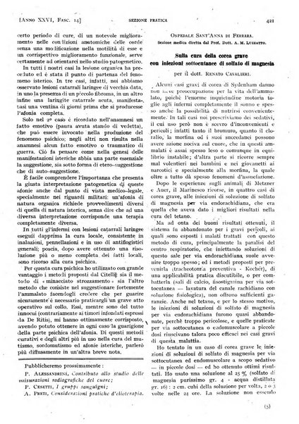 Il policlinico. Sezione pratica periodico di medicina, chirurgia e igiene