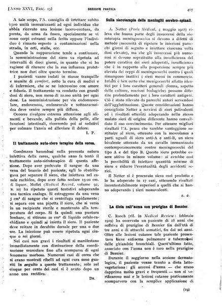 Il policlinico. Sezione pratica periodico di medicina, chirurgia e igiene