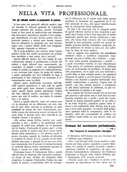 Il policlinico. Sezione pratica periodico di medicina, chirurgia e igiene