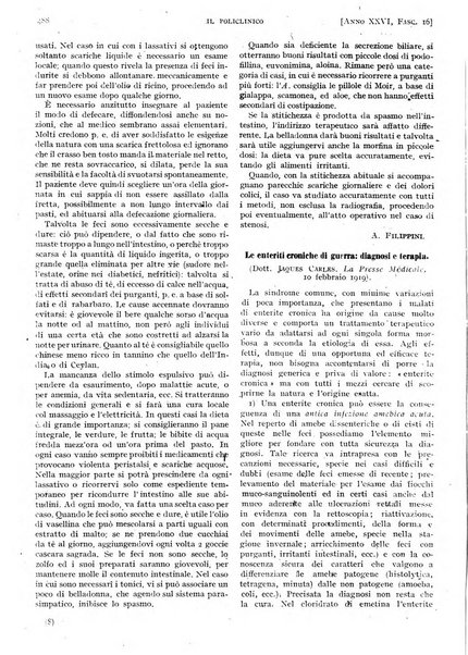 Il policlinico. Sezione pratica periodico di medicina, chirurgia e igiene