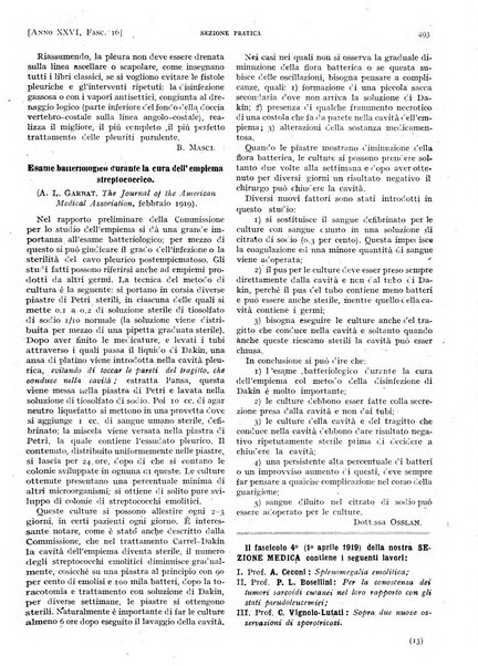 Il policlinico. Sezione pratica periodico di medicina, chirurgia e igiene