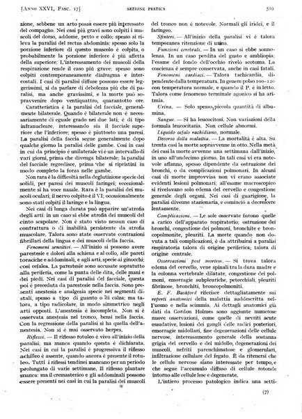 Il policlinico. Sezione pratica periodico di medicina, chirurgia e igiene