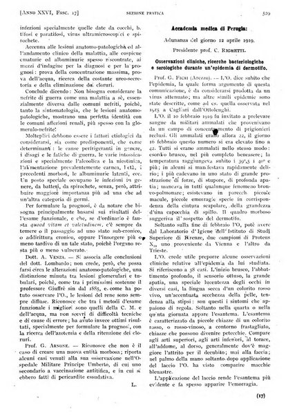 Il policlinico. Sezione pratica periodico di medicina, chirurgia e igiene