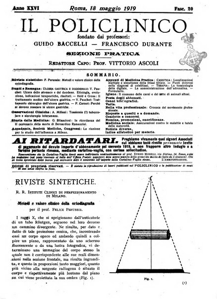 Il policlinico. Sezione pratica periodico di medicina, chirurgia e igiene