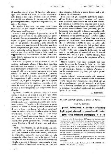 Il policlinico. Sezione pratica periodico di medicina, chirurgia e igiene