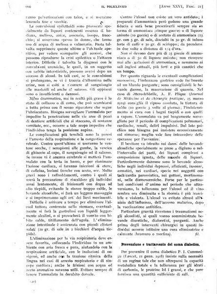 Il policlinico. Sezione pratica periodico di medicina, chirurgia e igiene