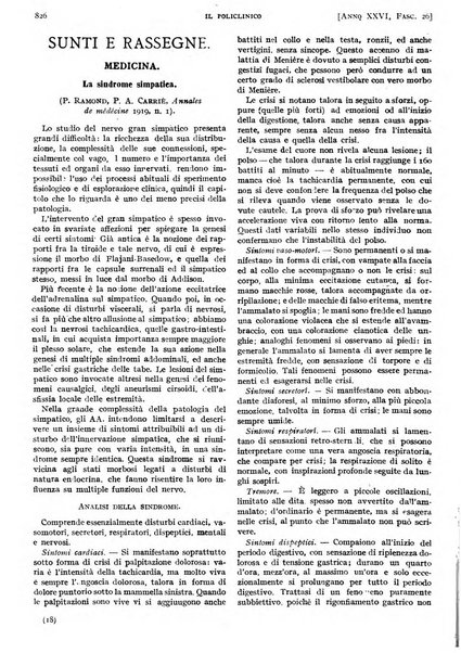 Il policlinico. Sezione pratica periodico di medicina, chirurgia e igiene