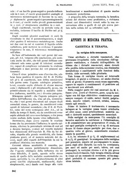 Il policlinico. Sezione pratica periodico di medicina, chirurgia e igiene