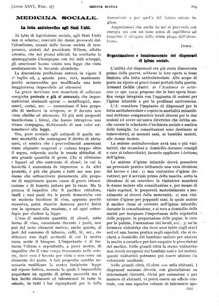 Il policlinico. Sezione pratica periodico di medicina, chirurgia e igiene