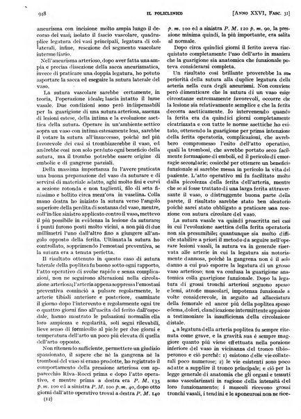 Il policlinico. Sezione pratica periodico di medicina, chirurgia e igiene