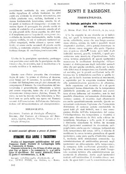 Il policlinico. Sezione pratica periodico di medicina, chirurgia e igiene