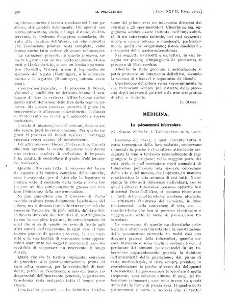 Il policlinico. Sezione pratica periodico di medicina, chirurgia e igiene