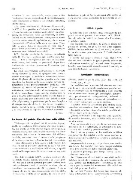 Il policlinico. Sezione pratica periodico di medicina, chirurgia e igiene