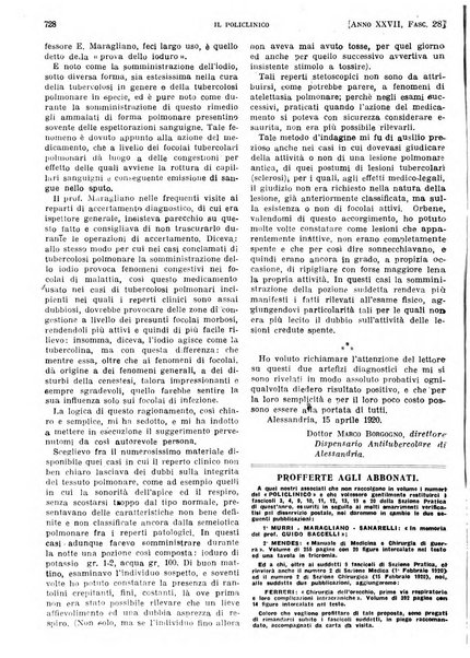 Il policlinico. Sezione pratica periodico di medicina, chirurgia e igiene